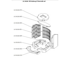 THERMOTTE KIT COMPLET pour Poêle à bois Nordpeis - Réf LA-SAL06-100