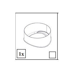 DV ELEMENT BUSE DE RACCORDEMENT PREMODUL S/ TRIPLE PAROI ISOLE pour Poêle à bois Nordpeis - Réf 22-ME000-V24