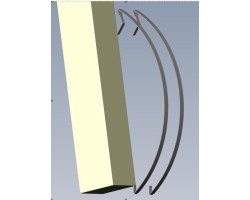 COUVERCLE POUR MONTAGE MURAL pour Poêle à bois Nordpeis - Réf SA-ME000-200