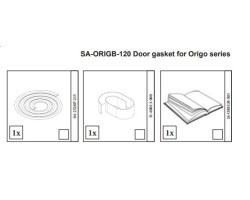 JOINT DE PORTE pour Poêle à bois Nordpeis Origo - Réf SA-ORIGB-120