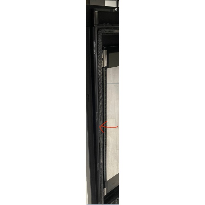 AXE et CROCHET SYSTEDE FERMETURE DE PORTE pour Poêle à bois Nordpeis - Réf 22-QUADR-100