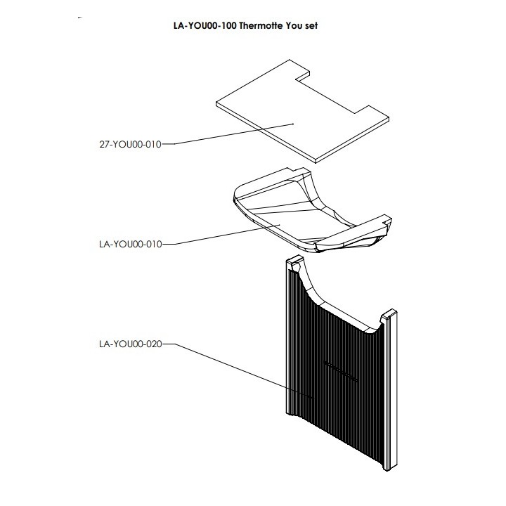THERMOTTE LIGHT KIT COMPLET pour Poêle à bois Nordpeis - Réf LA-YOU00-100