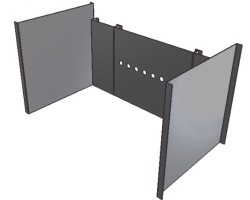 Intérieur complet acier - HP800 - Chazelles