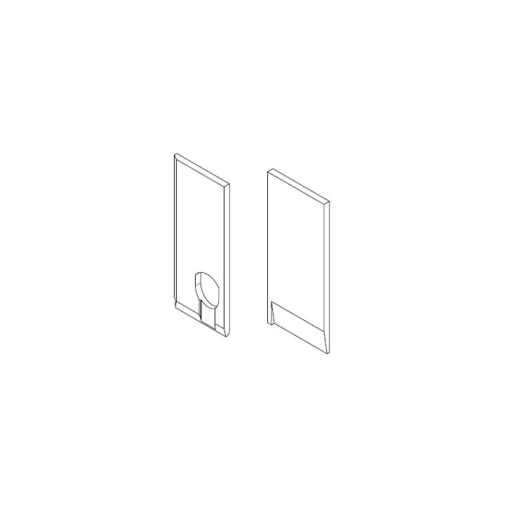 Kit panneaux en vermiculite (flanc et dos) pour Poêle à granulés Mcz - Réf 41802599700