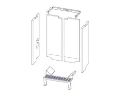 Kit foyer en vermiculite pour Poêle à granulés Mcz - Réf 41802299950