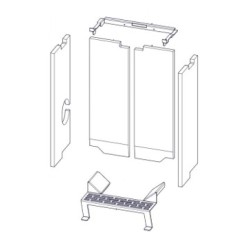Kit foyer en vermiculite pour Poêle à granulés Mcz - Réf 41802299950