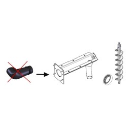 Kit vis sans fin pour chargement du pellet pour Poêle à granulés Mcz - Réf 41801599050