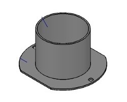 Bride (1 Pc) pour Poêle à granulés Mcz - Réf 41602012890