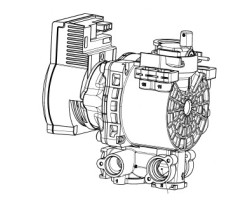 Pompe de circulation Wilo OTMSL Para SC7 pour Poêle à granulés Mcz - Réf 41502005200
