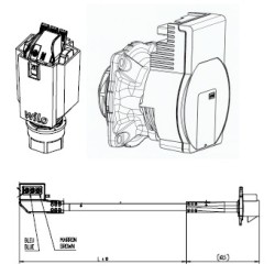 Pompe de circulation OTSL Para SCA6 pour Poêle à granulés Mcz - Réf 41502004900
