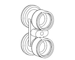 Raccord échangeur pour Poêle à granulés Mcz - Réf 41502004800