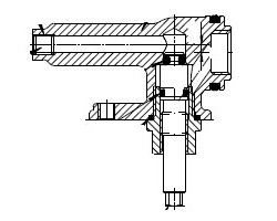 Robinet de remplissage complet pour Poêle à granulés Mcz - Réf 41502004300