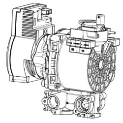 Pompe de circulation OTMSL Wilo Para PWM 7 pour Poêle à granulés Mcz - Réf 41501500601