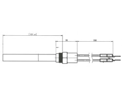 Bougie à quartz230V 330W pour Poêle à granulés Mcz - Réf 41452201900