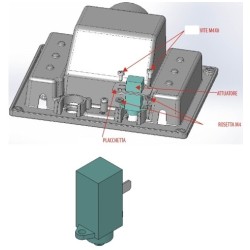 Thermo actionneur pour Poêle à granulés Mcz - Réf 41452015500