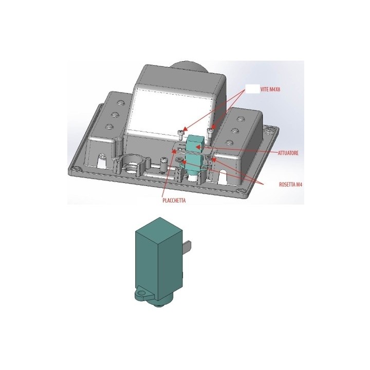 Thermo actionneur pour Poêle à granulés Mcz - Réf 41452015500