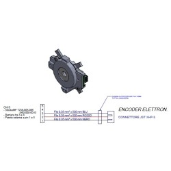 Codeur avec câble pour Poêle à granulés Mcz - Réf 41451999750