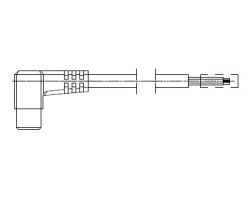 Câble d’alimentation circulatoire L.400 pour Poêle à granulés Mcz - Réf 41451103500