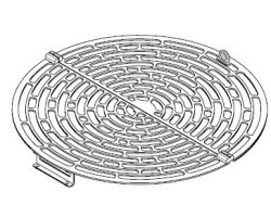 Top grille avec charnières et poignée pour Poêle à granulés Mcz - Réf 41421601150