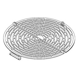 Top grille avec charnières et poignée pour Poêle à granulés Mcz - Réf 41421601150