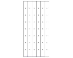 Kit de renfort (vis incluses) pour Poêle à granulés Mcz - Réf 41402474200