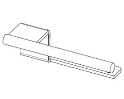 Poignée en option pour Poêle à granulés Mcz - Réf 41402414190
