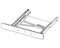 Tiroir complet pour Poêle à granulés Mcz - Réf 41402407050