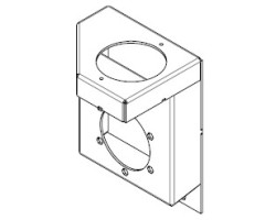 Boîte de l'air pour Poêle à granulés Mcz - Réf 4140240614000