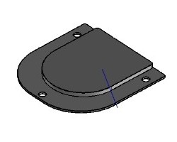 Couvercle dessus pour Poêle à granulés Mcz - Réf 4140237644000