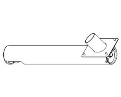 Vis sans fin complète pour Poêle à granulés Mcz - Réf 41402365850