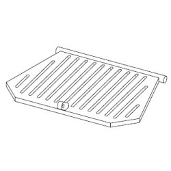 Grille pare-cendre en acier pour Poêle à granulés Mcz - Réf 41402350040