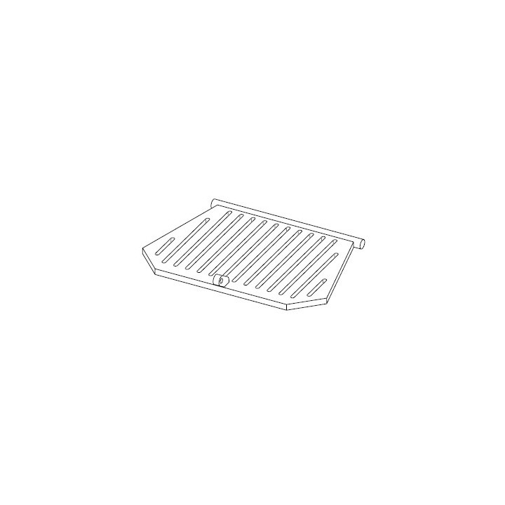 Grille pare-cendre en acier pour Poêle à granulés Mcz - Réf 41402350040
