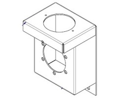 Boîte de l'air pour Poêle à granulés Mcz - Réf 4140233974000