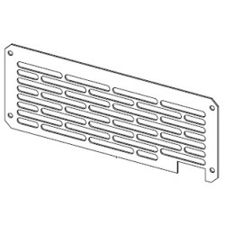 Grille ventilateur à droite pour Poêle à granulés Mcz - Réf 4140233561000