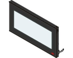 Porte complète finition laquée noir - Ref 41400952150 - MCZ - Ersho