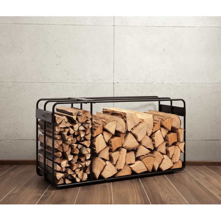 Porte-bûches « FLOX » 80x40x25cm pour Cook King - Réf 333255
