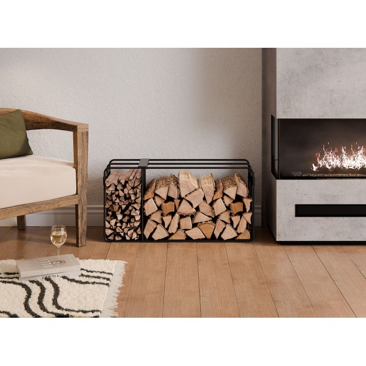 Porte-bûches « FLOX » 80x40x25cm pour Cook King - Réf 333255