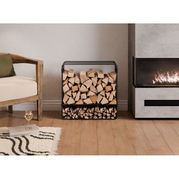 Porte-bûches « ZENO » 60x60x25cm pour Cook King - Réf 333253