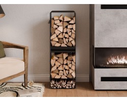 Porte-bûches « LOFT » 120x40x25 cm pour Cook King - Réf 333250