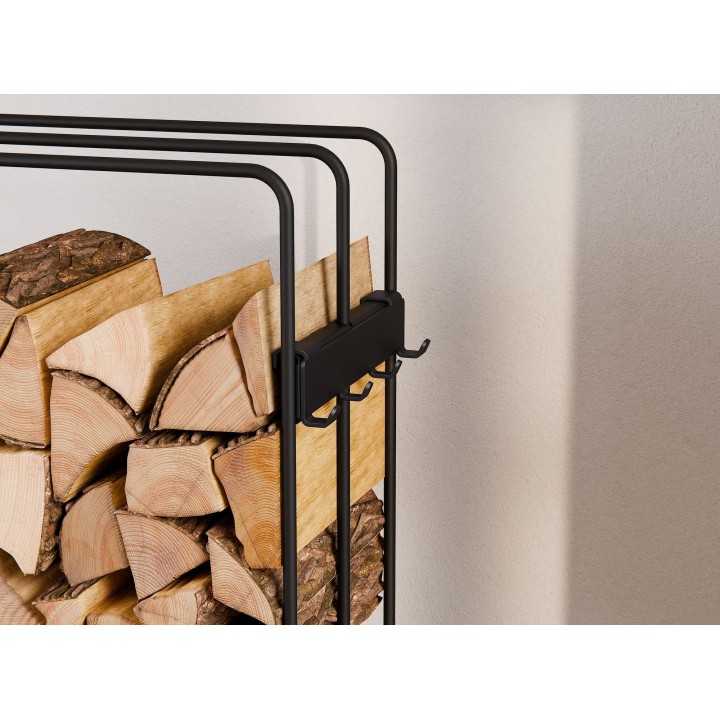 Porte-bûches « LOFT » 120x40x25 cm pour Cook King - Réf 333250
