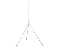 Ensemble des chaînes et mousquetons pour une grille de barbecue pour Cook King - Réf 1112245