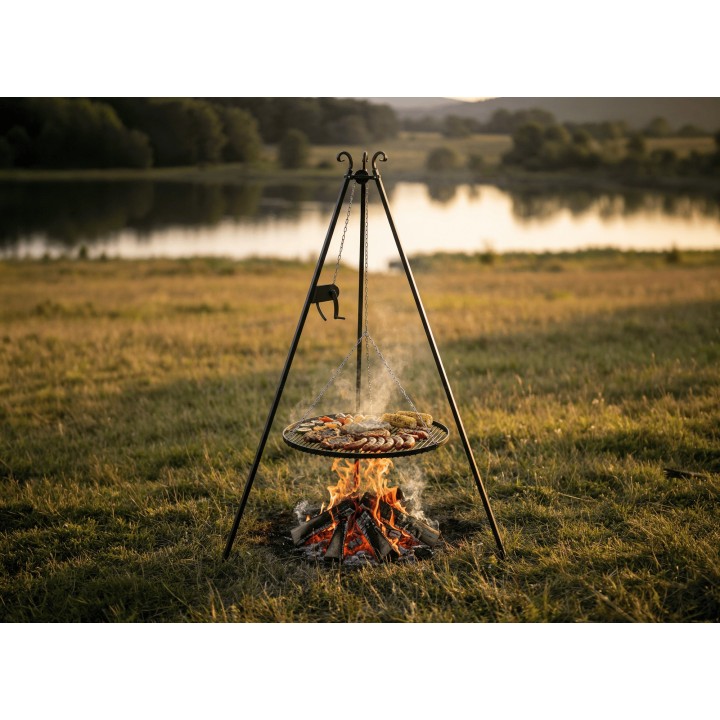 Trépied 180 cm avec moulinet pour Cook King - Réf 1112243