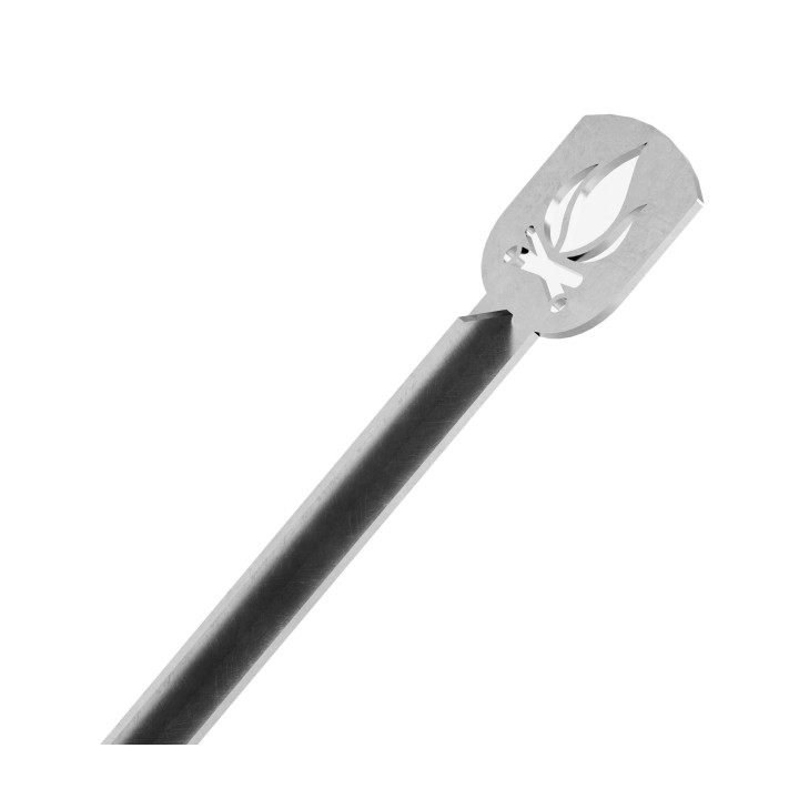 Brochette en acier inoxydable de 65 cm pour barbecue "BANDITO" et "MONTANA X" pour Cook King - Réf 121225