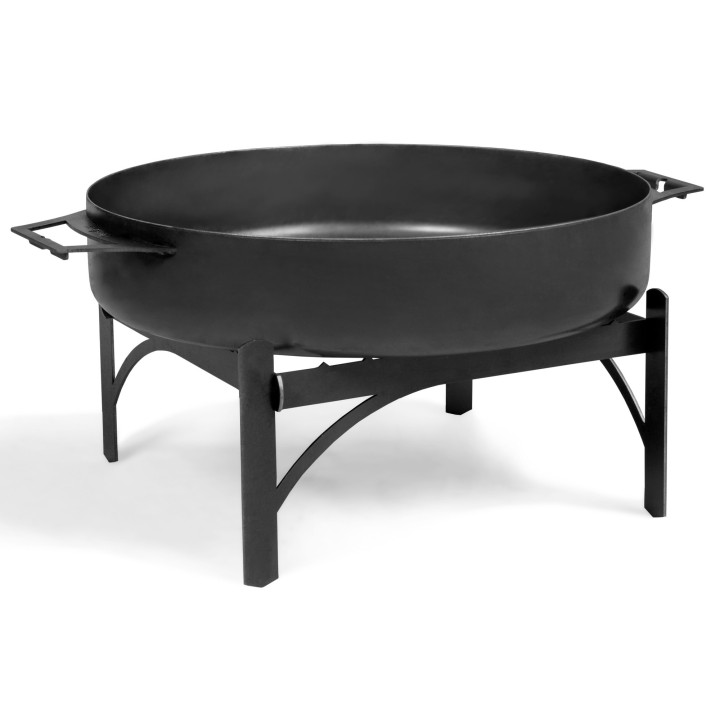 Poêle acier naturel 50cm à deux poignées pour Cook King - Réf 121201