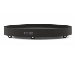 Base ronde pour Brasero avec pierres décoratives 100 cm – version mobile avec roulettes avec frein pour Cook King - Réf 111052