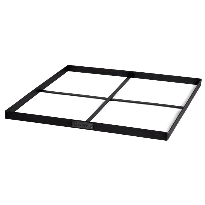Base carrée à mettre roches décoratives pour Brasero 60x60 cm pour Cook King - Réf 111035