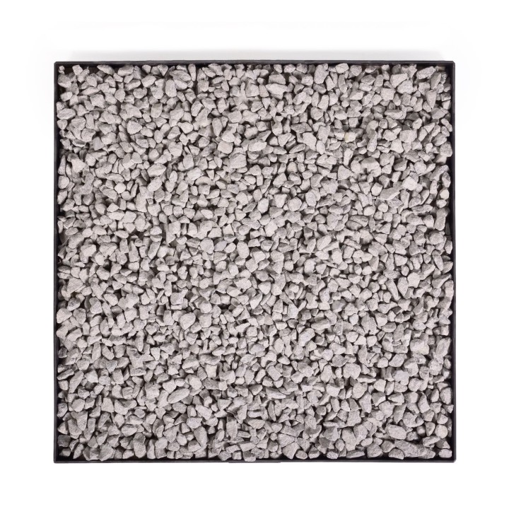 Base carrée à mettre roches décoratives pour Brasero 100x100 cm pour Cook King - Réf 111037