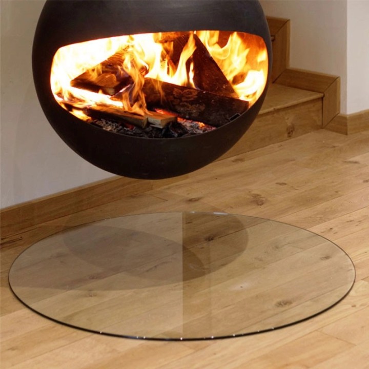 Plaque De Sol En Verre Rond - Ø1000Mm - Ersho