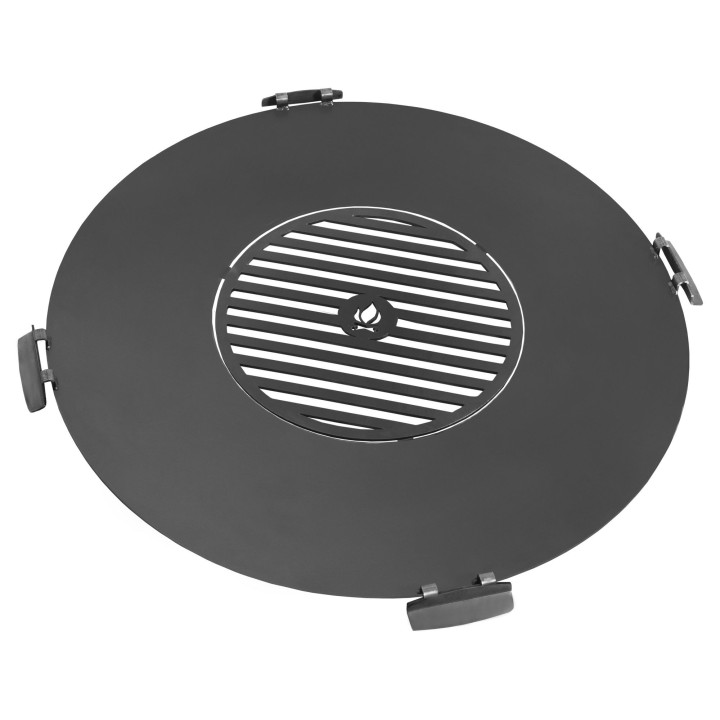 Plaque pour Brasero 102 cm avec une grille 47 cm et 4 poignées pour Cook King - Réf 222382