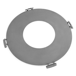 Plaque en acier inox pour Brasero 102 cm avec 4 poignées - Réf 222410